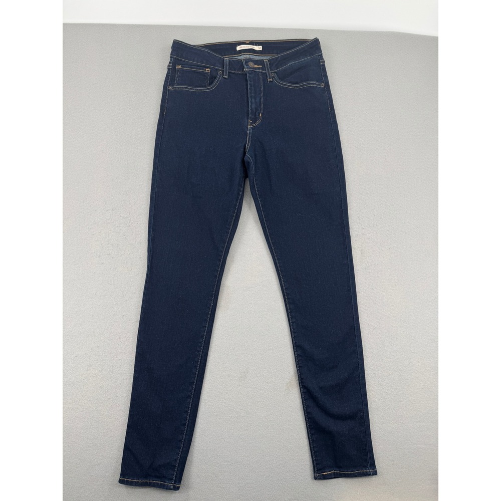 Levis 721 High Rise Skinny Jeans‎ Womens 30 (30x29) Dark Indigo Blue Denim